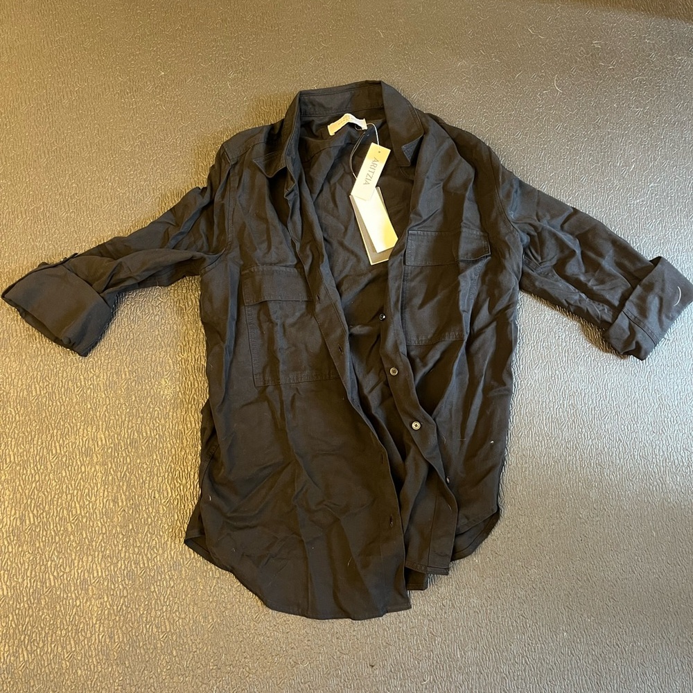 Babaton Utility Shirt - Black - XS - NEW AND NEVER WORN